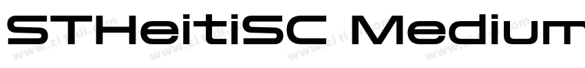 STHeitiSC Medium字体字体转换